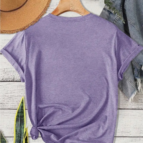 Purple Graphic T-Shirt - Picture 2 of 4